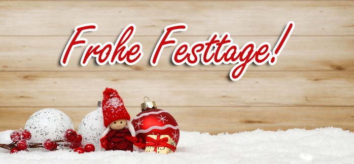 Frohe Festtage!